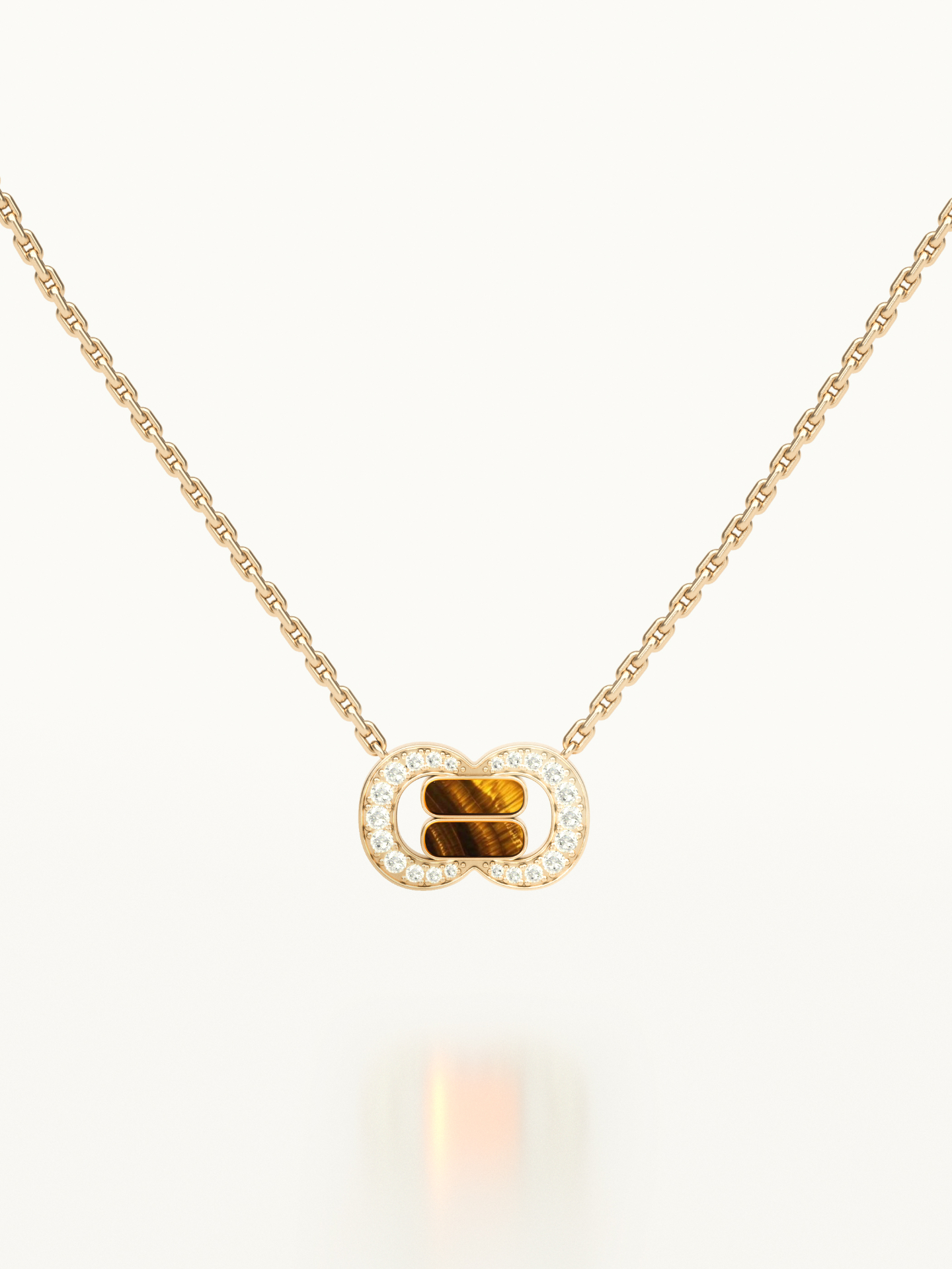 元寶結(內鑲款) 項鏈